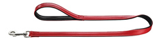 Поводок HUNTER Capri 11/110 натуральная кожа красный