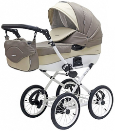 Коляска 2 в 1 Riko Brano Ecco Prestige бежевая