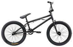 Велосипед Stark Madness BMX 1 2019 13" серый/черный глянцевый