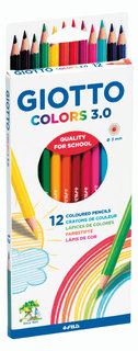 Набор цветных акварельных карандашей Giotto Colors 12 цветов F277100