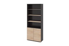Стеллаж Hoff 80089257 90х36,5х215,8 см, дуб сонома/венге цаво