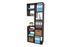 Стеллаж Hoff 80283749 69,8х30х171,6 см, венге
