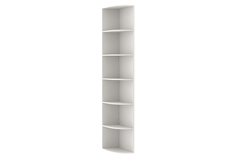Стеллаж Hoff 80326457 30,1х60,1х220 см, белый снег