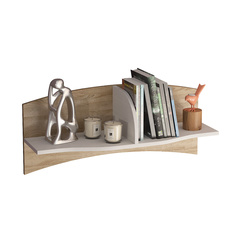 Полка Hoff Тэя-2 Дуб Сонома/Белый МФ Мастер