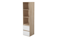 Стеллаж Hoff 80328869 40,2х40,2х163,2 см, дуб сонома/скандинавский белый