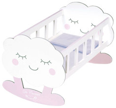 Кроватка-качалка для куклы "Мартин", с аксессуарами, 49 см De Cuevas