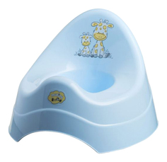 Горшок Maltex Жираф голубой