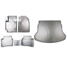 Коврик салона,резиновый ( с подлокотником) коврик багажника Hyundai-KIA арт. R8130H0100P