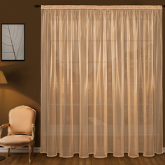 Штора Elegante Bristol вуаль, персиковый, 300x250 см, T101-3