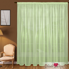Штора Elegante Willard вуаль, зелёный, 500x270 см, T101-7