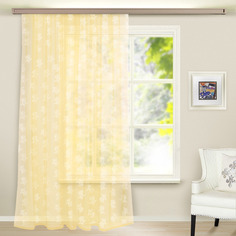 Штора Witerra вуаль с тиснением роза шампань 150x260 см