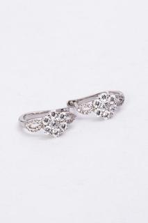 Серьги женские Nina Ford ME01300A серебристые