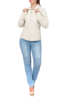 Ветровка женская LAFEI-NIER H721043-V бежевая 4XL