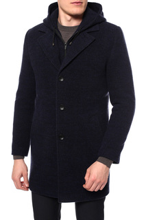 Пальто мужское Caravan Wool МОРЕНГО синее 58 RU