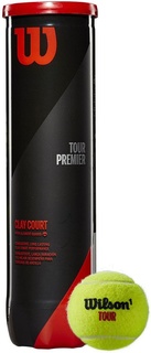 Теннисные мячи Wilson Tour Premier Clay Court 4 мяча! Поставка март 2019!
