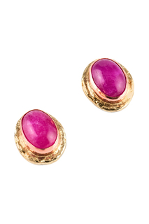 Серьги Selena 20107100 розовые, золотистые