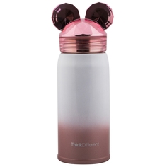 Термос "Мышонок", 19 см, 300 мл, цвет: розовый Эврика