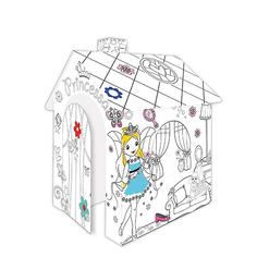 Игровой картонный домик-раскраска Mochtoys Принцесса