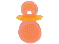 игрушка для собак резиновая соска оранжевая 8 см Dog Fantasy
