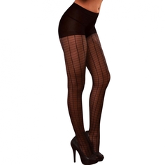 Фантазийные колготки с узором в клетку Hustler Lingerie