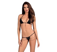 Эффектный комплект белья Redella с цепочками Obsessive