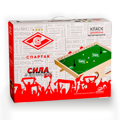 Настольная игра КЛАСК (KLASK) Версия ФК "Спартак", красно-белый Spartak