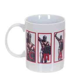 Кружка керамическая "ФК Спартак", красно-белый, 330 мл Spartak