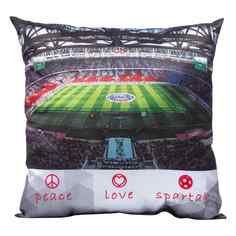 Подушка сувенирная "Трибуны", черно-красный, 33х33 см Spartak