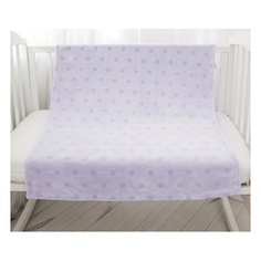 Плед-покрывало Baby Nice Горох голубой, 100х118 см