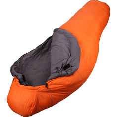 Спальный мешок пуховый Adventure Permafrost оранжевый 175x75x45 Сплав