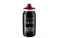 Фляга пластиковая черная, Team Ineos Fly Bottel 550 мл. SIS Science in Sport