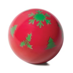 Triol New Year игрушка для кошек светящаяся Мяч-неваляшка новогодний 45 мм