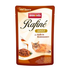 Влажный корм для кошек Animonda Rafine Soupe Adult с телятиной в жареном соусе 100 г 12 шт