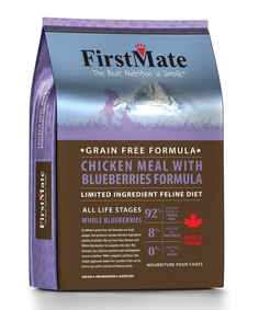 FirstMate Chicken Meal with Blueberries сухой корм для кошек с курицей и голубикой 1,8 кг