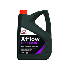 Масло моторное 5W30 COMMA 4л полусинтетика XFLOW TYPE F COMMA арт. XFF4L
