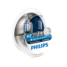 Лампа 12V H7 55W PHILIPS Diamond Vision комплект DUOBOX 12972DVS2