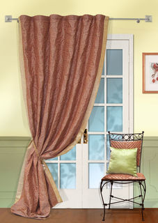 Комплект штор Kauffort ka56364 коричневый 150х273