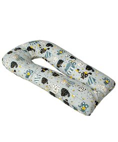 Подушка для беременных AmaroBaby Котики желтый U-образная, 340х35