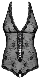 Кружевное боди Fiorenta с интимным доступом Obsessive