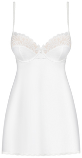 Обольстительная атласная сорочка с вышивкой Obsessive