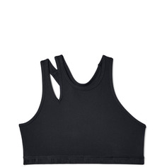 Спортивный бра Under Armour Asymmetrical Sportlette Studio Light Support, 001 черный, XS