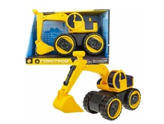 Машинка фрикционная 1 TOY Т16945 Горстрой Экскаватор, 20 см