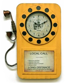 Настенные часы, Galaxy, 53x5x69см, DA-006 Yellow