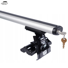 Багажник на крышу с аэродинам. дугами 55х120см с замками для а/м с т- профилем. drdt120fuz Амос