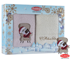 Полотенце HOBBY HOME COLLECTION Happy New Year (50х90 см - 2 шт)