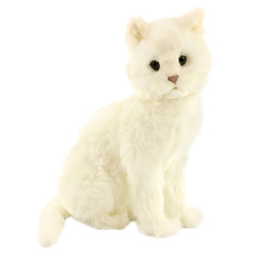 Мягкая игрушка Hansa Кот белый, 37 см