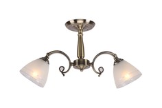 Люстра потолочная 2х60Вт E27 IMEX MD.0444-2-S AB