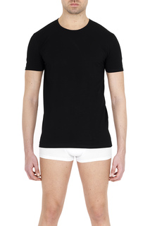 Футболка мужская Pompea T-SHIRT V COTTON черная XL
