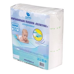 Пеленки одноразовые впитывающие Пелигрин 90х180см 20 шт