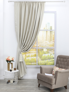 Штора Amore Mio Блэкаут тиснение 2,0x2,7 1 шт. Шампань